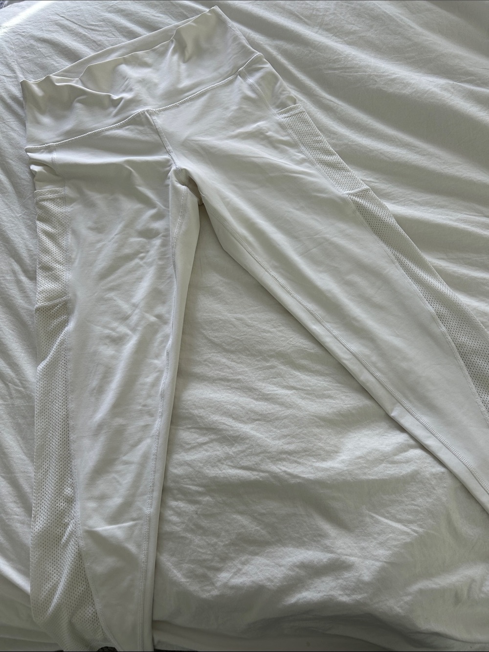 aerie White Seamless Active Leggings